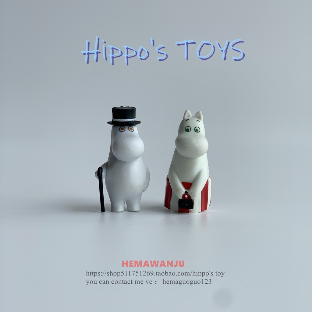 [Hippo House] Moomin Family Ornament Model Hand-Made Songni Moomin Mom Dad ตุ๊กตาน่ารัก