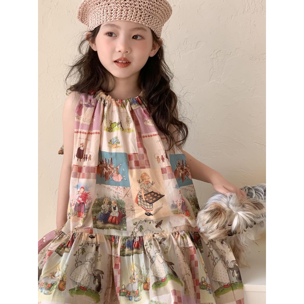 Haniakids เดรสกระโปรงลายน่ารัก K4125011 พร้อมส่ง