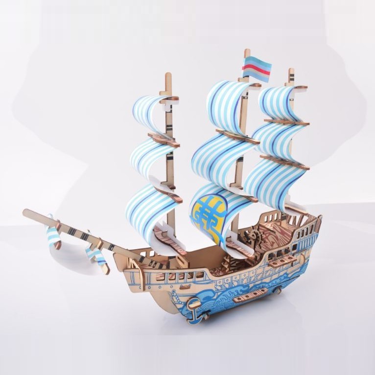 Dream Ship Laser Boat Model 3D Puzzle Toy