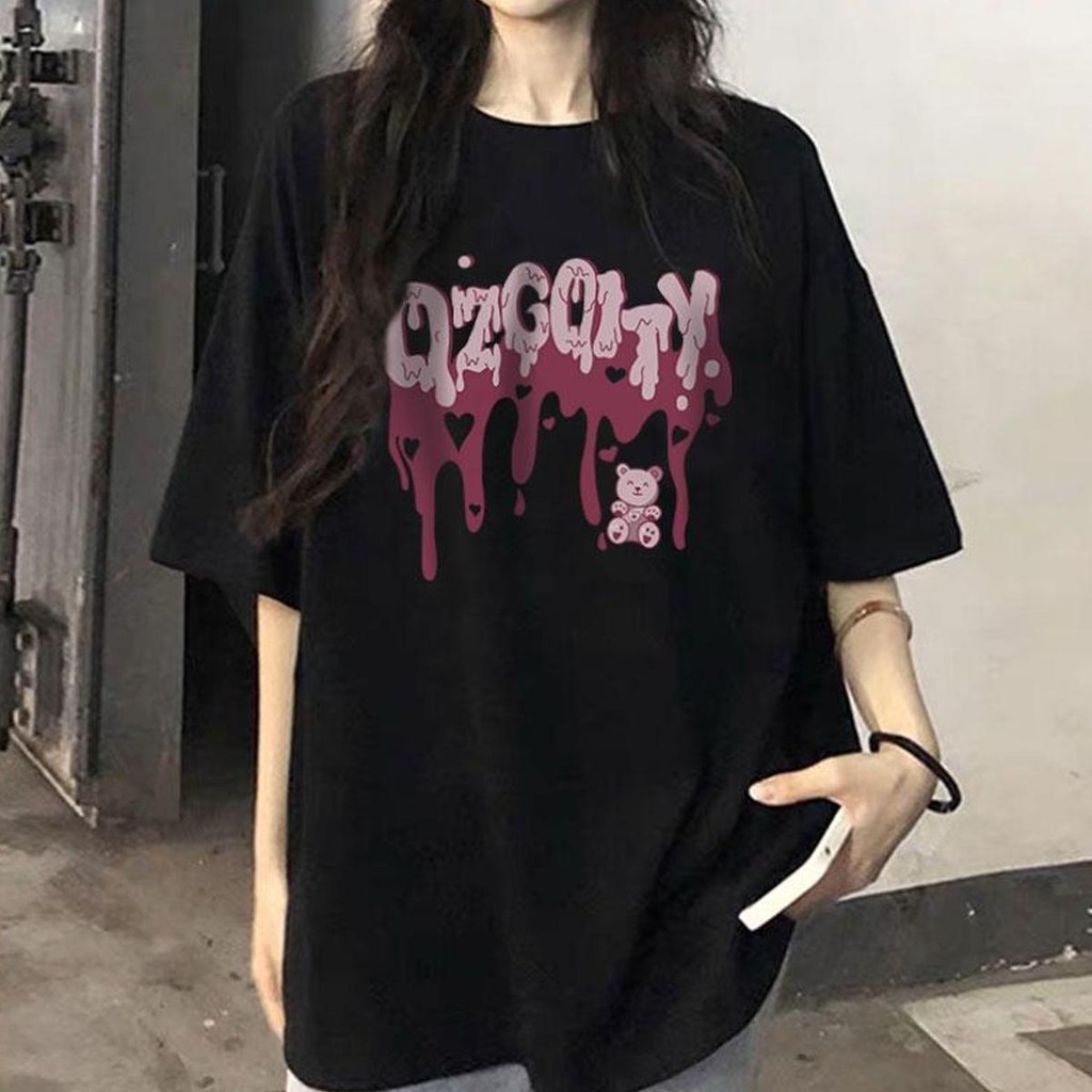 【ส่งจากไทย】เสื้อยืดแขนสั้น ผ้านิ่ม เด้ง ใส่สบาย สไตล์เกาหลี เนื้อผ้าพรีเมี่ยม