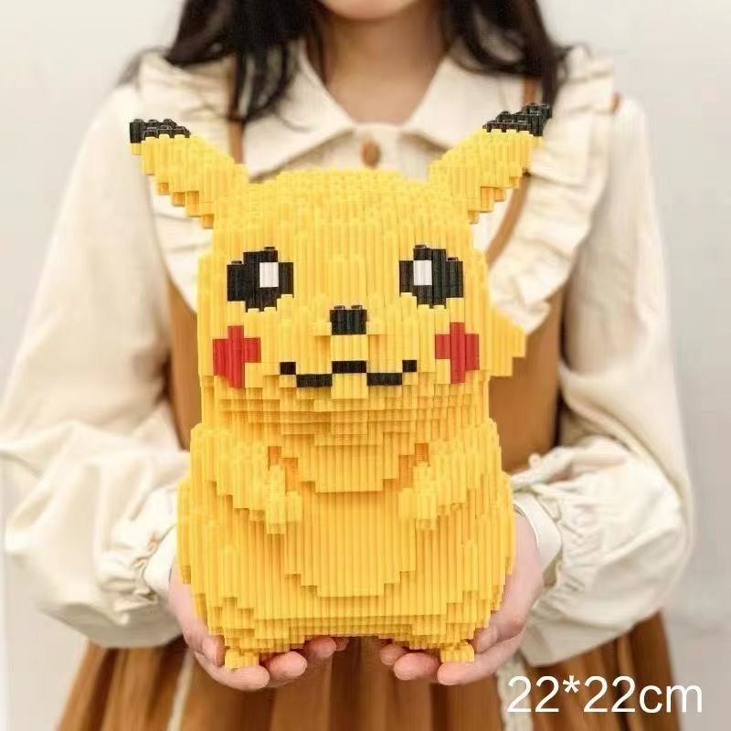 บล็อกสามมิติขนาดใหญ่กว่า 10000 เม็ดขนาดเล็กสำหรับผู้ใหญ่ชายหญิงประกอบของเล่นหมีรุนแรง ของเล่นเด็ก - รูปที่ 3