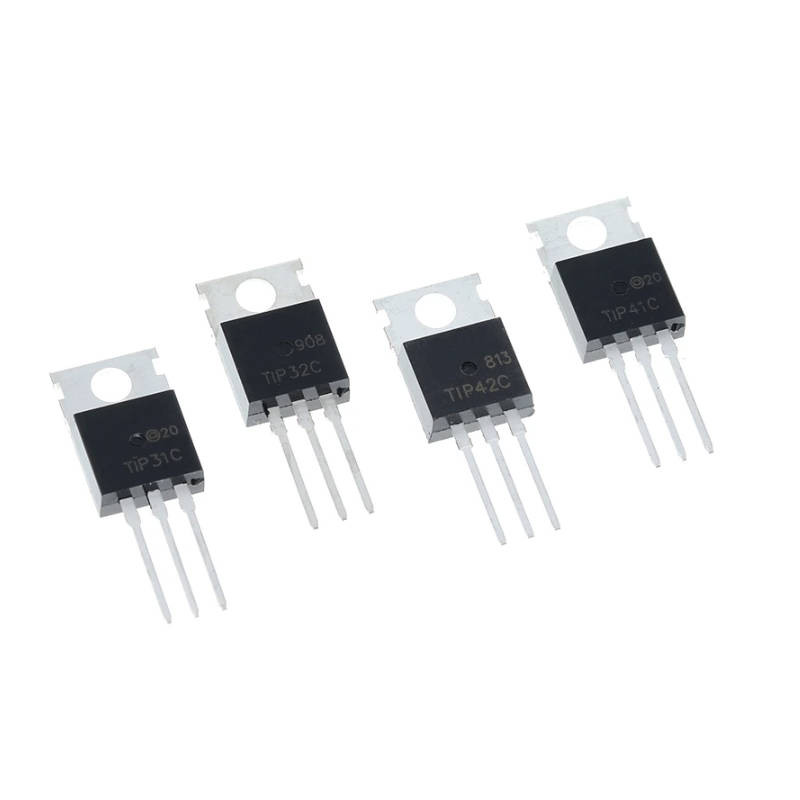 10pcs TIP31C TIP32C TIP41C TIP42C TIP102 TIP107 ทรานซิสเตอร์ TO220 TIP31 TIP32 TIP41 TIP42 Darlington หลอดคริสตัล Triode PNP TO-220 ใหม่