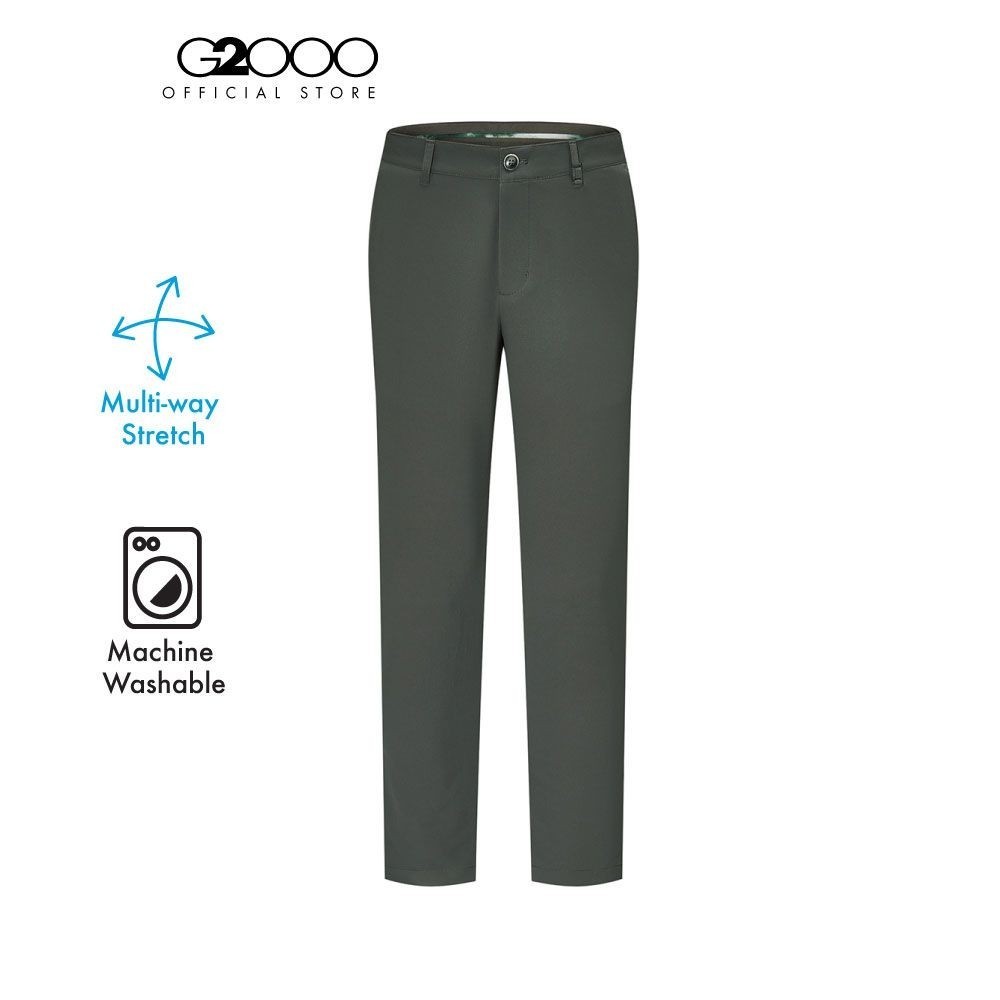 G2000 กางเกงขายาวแบบลำลองสำหรับผู้ชาย ทรง Extra Slim Fit รุ่น 4116205549 DARK GREY
