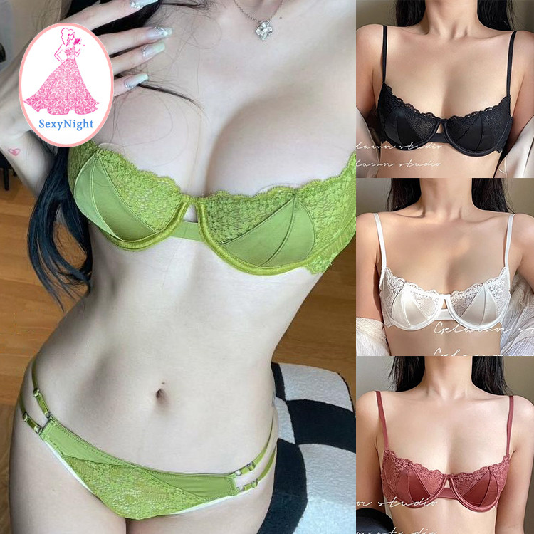 SexyNight 💞💞 ชุดชั้นในเซ็กซี่ กางเกงในผู้หญิง ลูกไม้ ดูผ่าน มี โครง ราคาถูก พร้อมส่งจากไทย