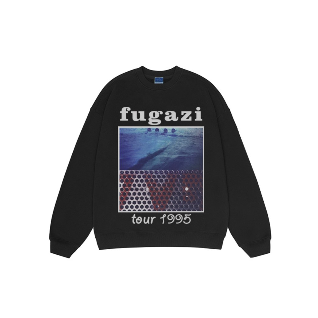 พร้อมสต็อก Young Guns Fugazi Band Fugazi Retro Rock High Street Wear Sweatshirt