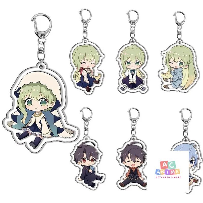 Saint Cecilia และ Pastor Lawrence พวงกุญแจอะนิเมะรูปอะคริลิคน่ารัก Cecilia