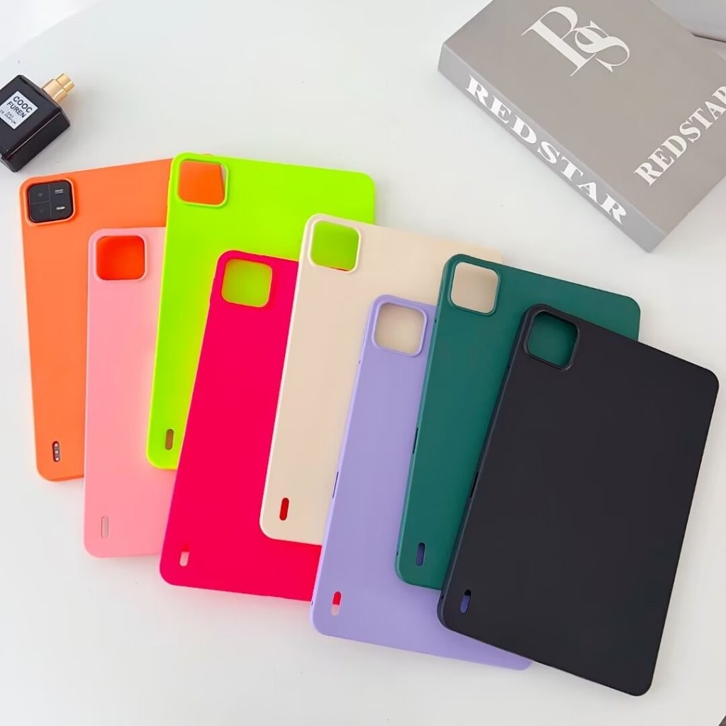 Soft SILICON TABLET CASE สําหรับ REDMI PAD SE 8.7 11 6S 12.4 MIPAD MI PAD 5 6 7 POCO PAD PRO 12.1 SHOCKPROOF ONHAND ขาย