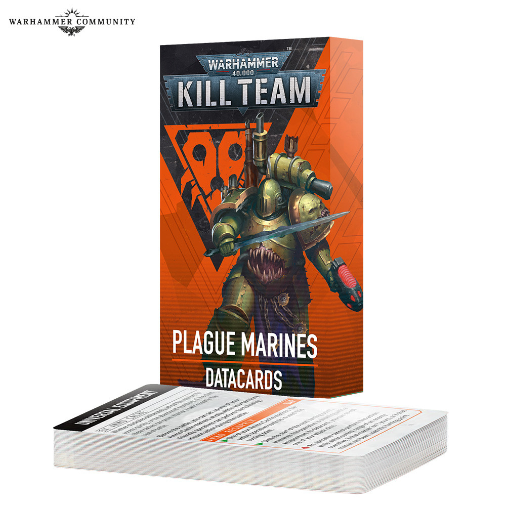 (NEW RELEASE 21 Dec 2024) KILL TEAM: Plague Marines Datacards (ENG)