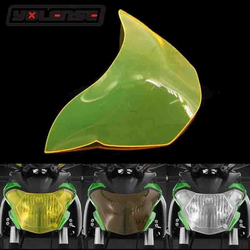 อุปกรณ์เสริมรถจักรยานยนต์ไฟหน้า Guard Head light ฝาครอบเลนส์ชิ้นส่วนรถจักรยานยนต์สําหรับ KAWASAKI Z6