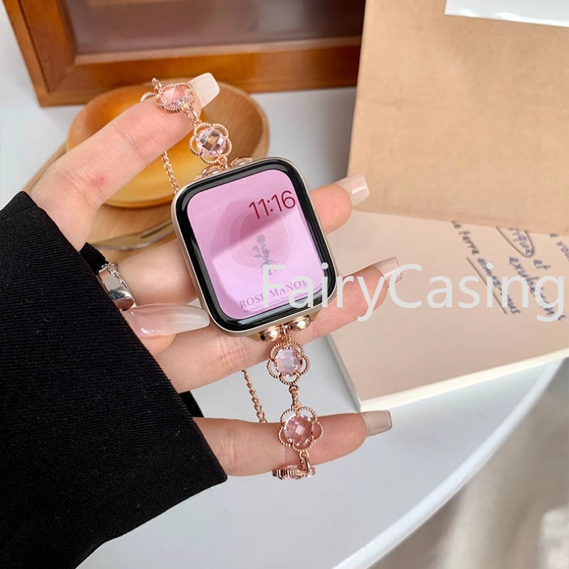 เครื่องประดับหรูหรา ส11 ส11 สายสําหรับ แอปเปิล ดู 10 46/42/41 มม.45 มม.44 38 40 มม.สร้อยข้อมือโลหะสําหรับ iดู ชุด 9 8 7 6 กับ พิเศษ2 49 มม.ปรับ ส11 ส11 ส11 ส11 สาย