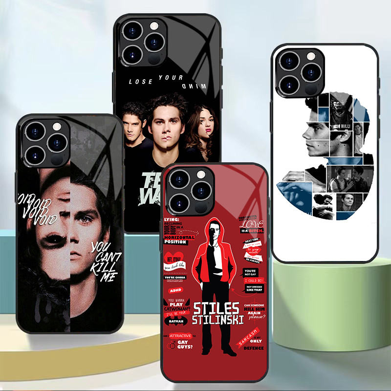 Dylan OBrien Teen Wolf กระจกเทมเปอร์เคสโทรศัพท์สําหรับ Iphone 11 12 Mini 13 14 Plus 15 16 Pro Max Co