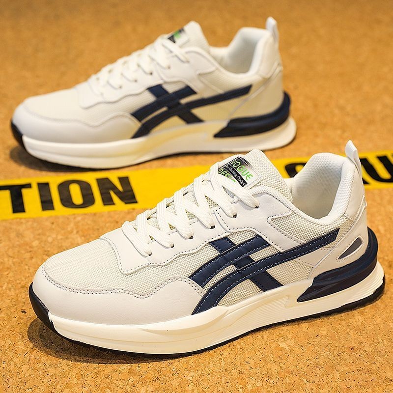 รองเท้าผ้าใบตาข่ายผู้ชาย All-Match Casual รองเท้าผู้ชาย 2024 Breathable Thin Mesh รองเท้าผ้าใบผู้ชาย All-Match Casual รองเท้าผู้ชาย 2024 Breathable Thin สไตล์รองเท้าอินเทรนด์ Forrest Gump Daddy รองเท้า #