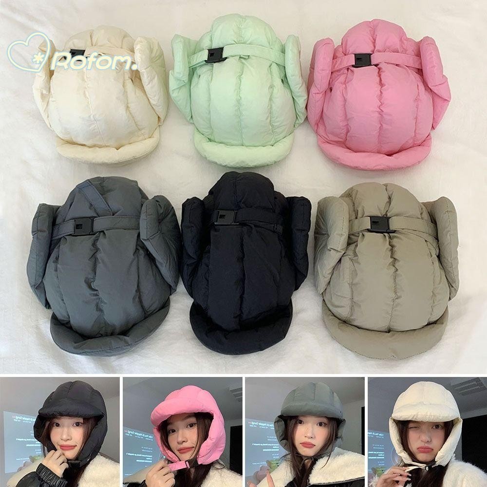 Rofom หมวกฤดูหนาว, Eidertown Warm Bomber หมวก, กลางแจ้งกันลมหนา Ushanka หมวกขนสัตว์สําหรับผู้ชายผู้หญิง