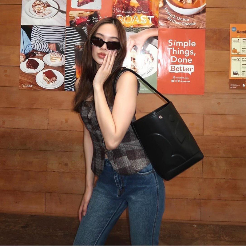 Evertoner Fashion Rally Bucket Bag for Women Casual Ladies Large Capacity Armpit Tote Bag
