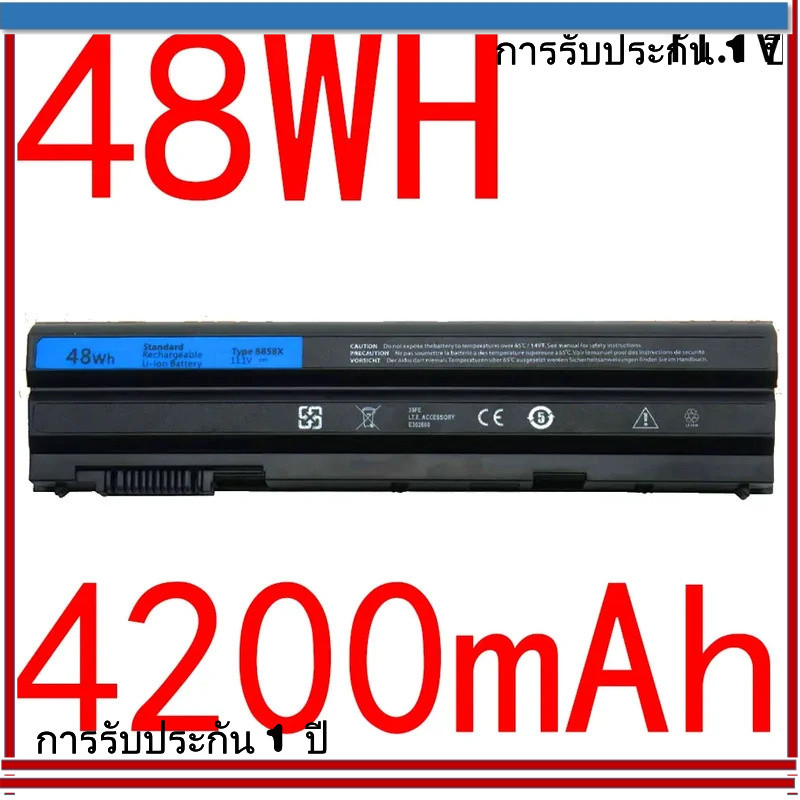 แบตเตอรี่แล็ปท็อป 8858X T54FJ M5Y0X สำหรับ DELL Latitude E6420 E6430 E6520 E6530 E6540 E5420 E5430 E