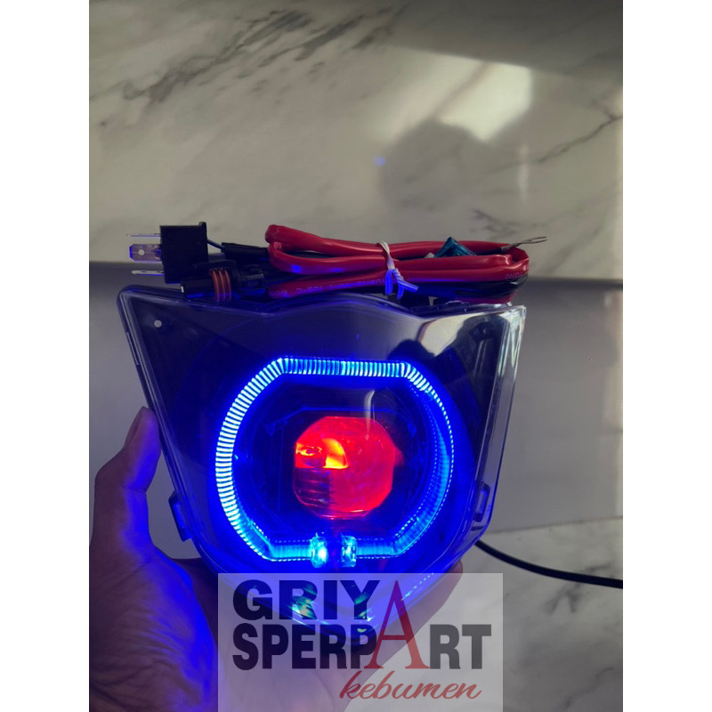 WR155 WR 155 ไฟหน้าบิลน้ําดี Matrix x1 + เต้ารับรีเลย์