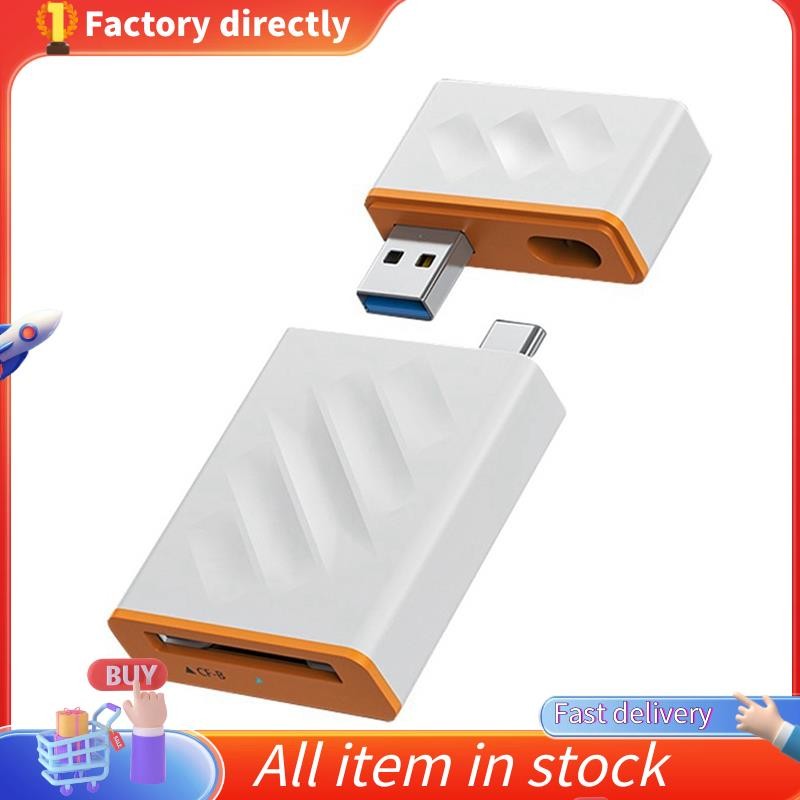 USB3.2 10Gbps CFExpress Type B เครื่องอ่านการ์ดหน่วยความจํา Type B CFExpress พร้อมขั้วต่อ USB C/USB 