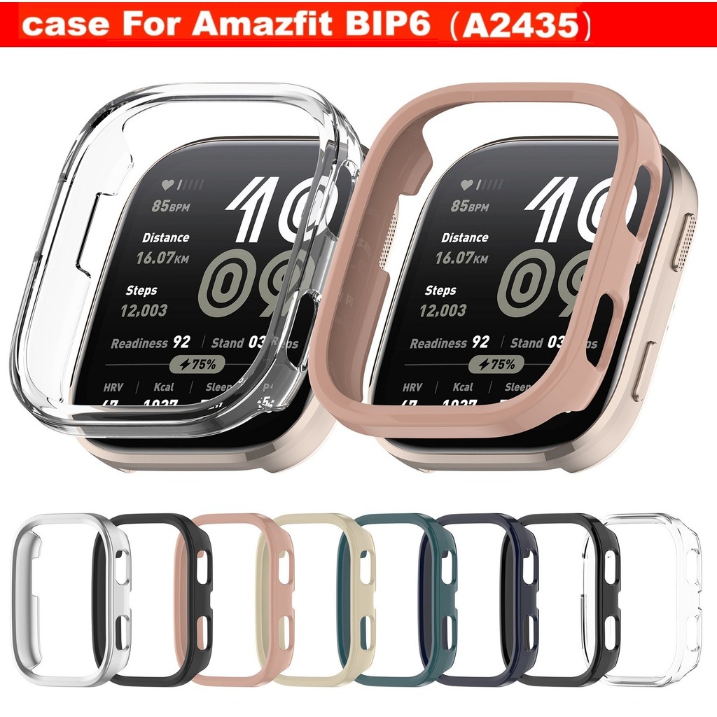 Hollow PC Case Compatible For เคส Amazfit Bip 6 Case Anti-scratch Hard PC Protective Amazfit Bip 6 เ