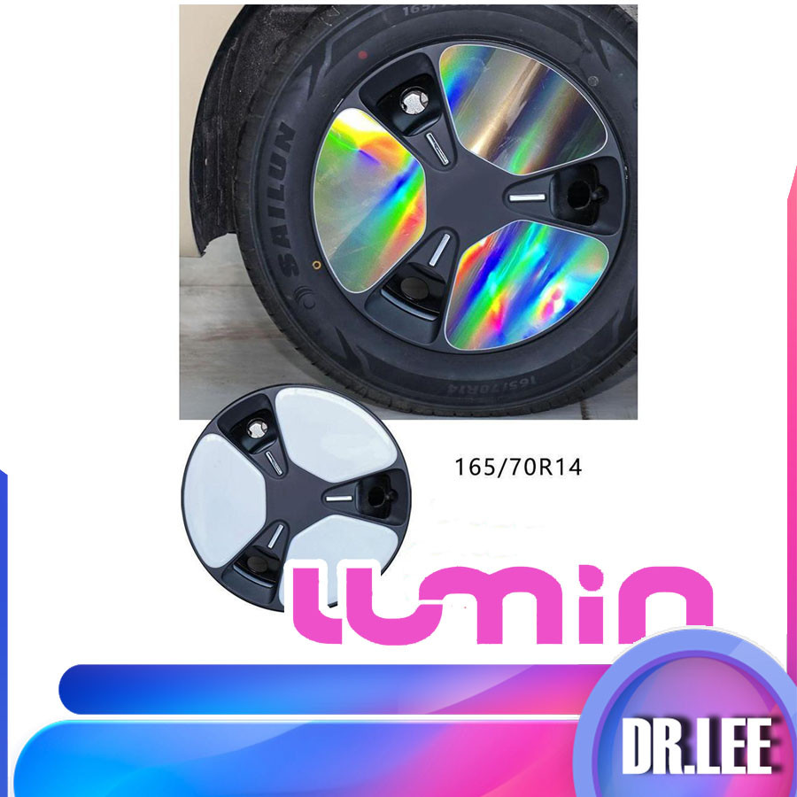 [พร้อมแล้ว] สติกเกอร์ล้อ Changan Lumin EV ขอบล้อ Lumin ป้องกันรอยขีดข่วนซ่อมแซมชุดตัวถังเลเซอร์ Lumin ดัดแปลงรถ1qv5
