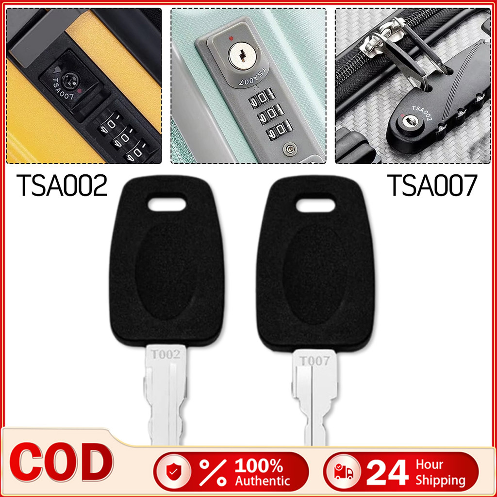 2PCS มัลติฟังก์ชั่น TSA007 TSA002 Master Key tsa ล็อคกุญแจ tsa กระเป๋ากุญแจสําหรับกระเป๋าเดินทางศุลก