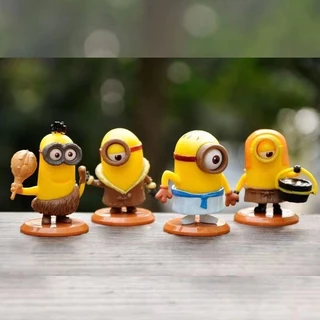 Despicable Me Minion คอสเพลย์อะนิเมะรูป COD สต็อกรูปตุ๊กตาของเล่นสําหรับของขวัญเด็กคอลเลกชันเครื่องประดับรถบ้านเค้กตกแต่ง GachaMLML