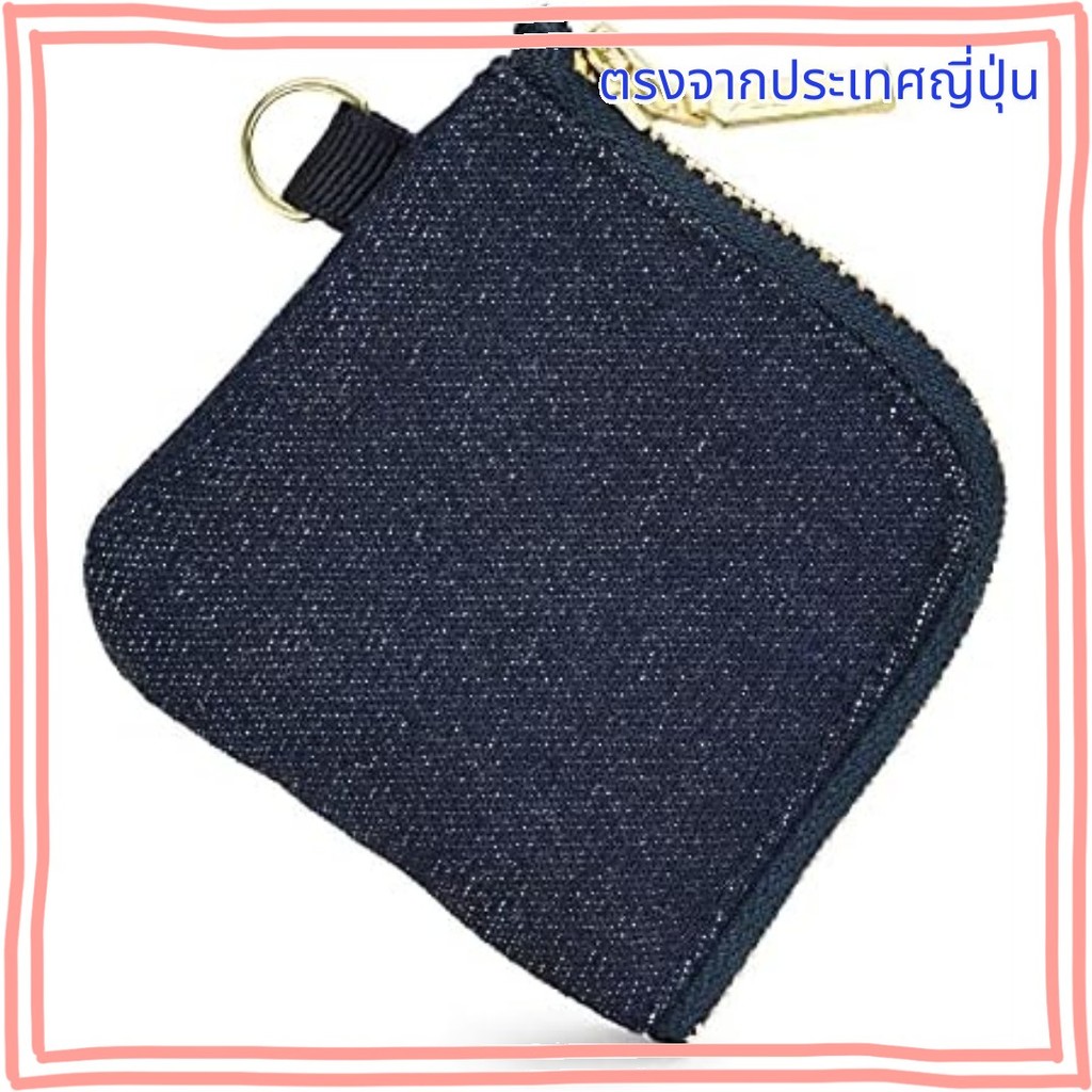 [Entrambi] ผลิตในญี่ปุ่น Okayama Denim Denim Small-Fmage Coin Coin Cose Case Women's Women's Women's