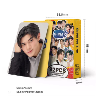 GMMTV 2025 ใหม่ GMMTV Lomo Card Hotocard การ์ด 124 ชิ้นการ์ด Lomocard สติกเกอร์ Idol ของสะสม