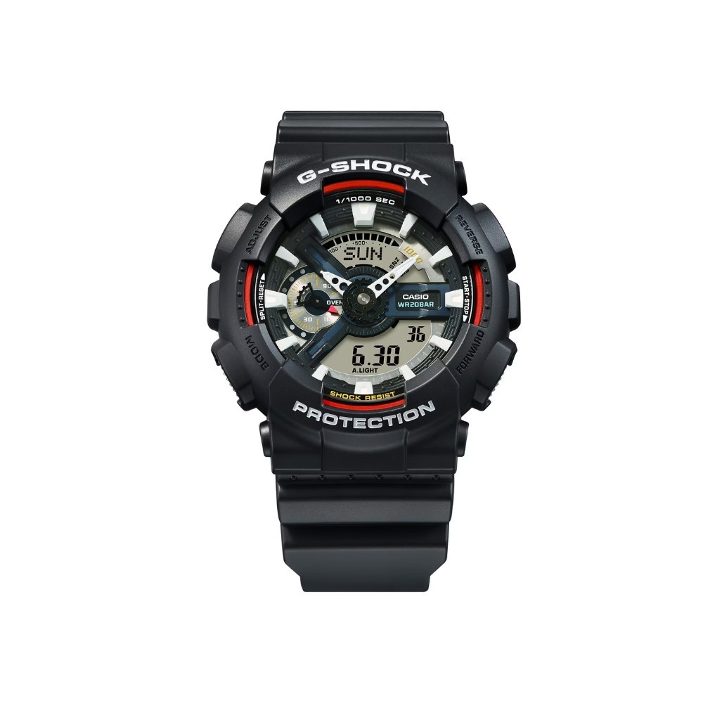 CASIO นาฬิกาข้อมือผู้ชาย G-SHOCK รุ่น GA-110RL-1ADR สายเรซิ่น สีดำ