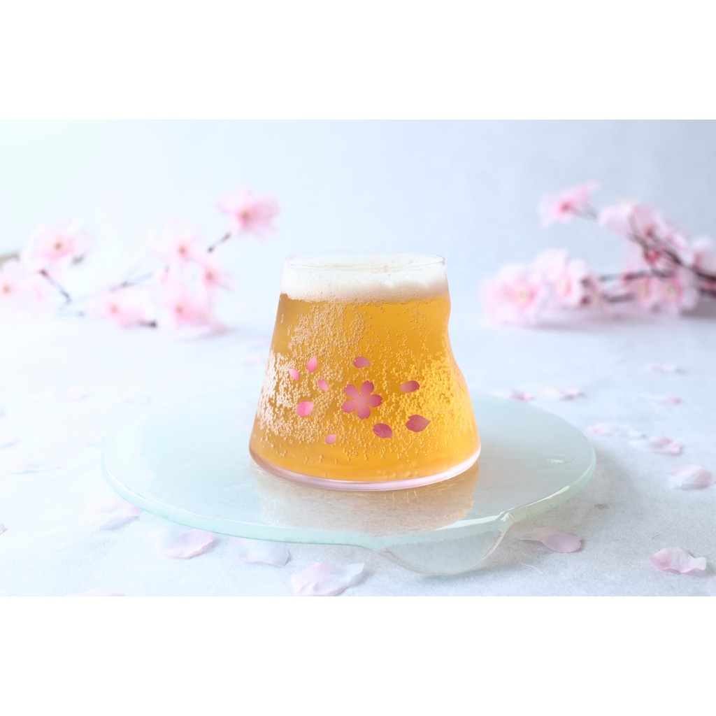 Japan Official | MARUMO TAKAGI [0100-060-00] 'Cool Cherry Blossom Dance Mount Fuji' 'Hoei Glass' 'Pi