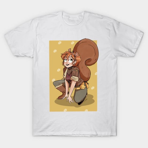 เสื้อยืด Vintage Squirrel Girl (with background) T-Shirt แท้ Cotton 100% ไม่ย้วย วินเทจ S-5XL