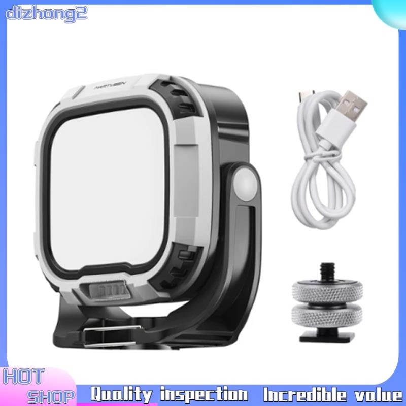 [dizhong2]R7 PRO 28W Magnetic LED Video Light แบบพกพาเติมแสงไฟกล้องมัลติฟังก์ชั่นพร้อมที่จับไฟเตือนส