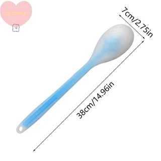 HANHAI Multi-Function Lotion Ointment Applicator ซิลิโคนยาว Body Cleaner แปรงอาบน้ํา Back Applicator TH