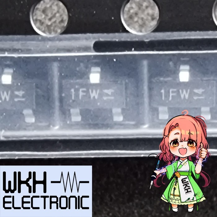 EWR27 ต้นฉบับ BC847B BC847 B SMD AF ทรานซิสเตอร์ SOT23 NPN 45V 100mA
