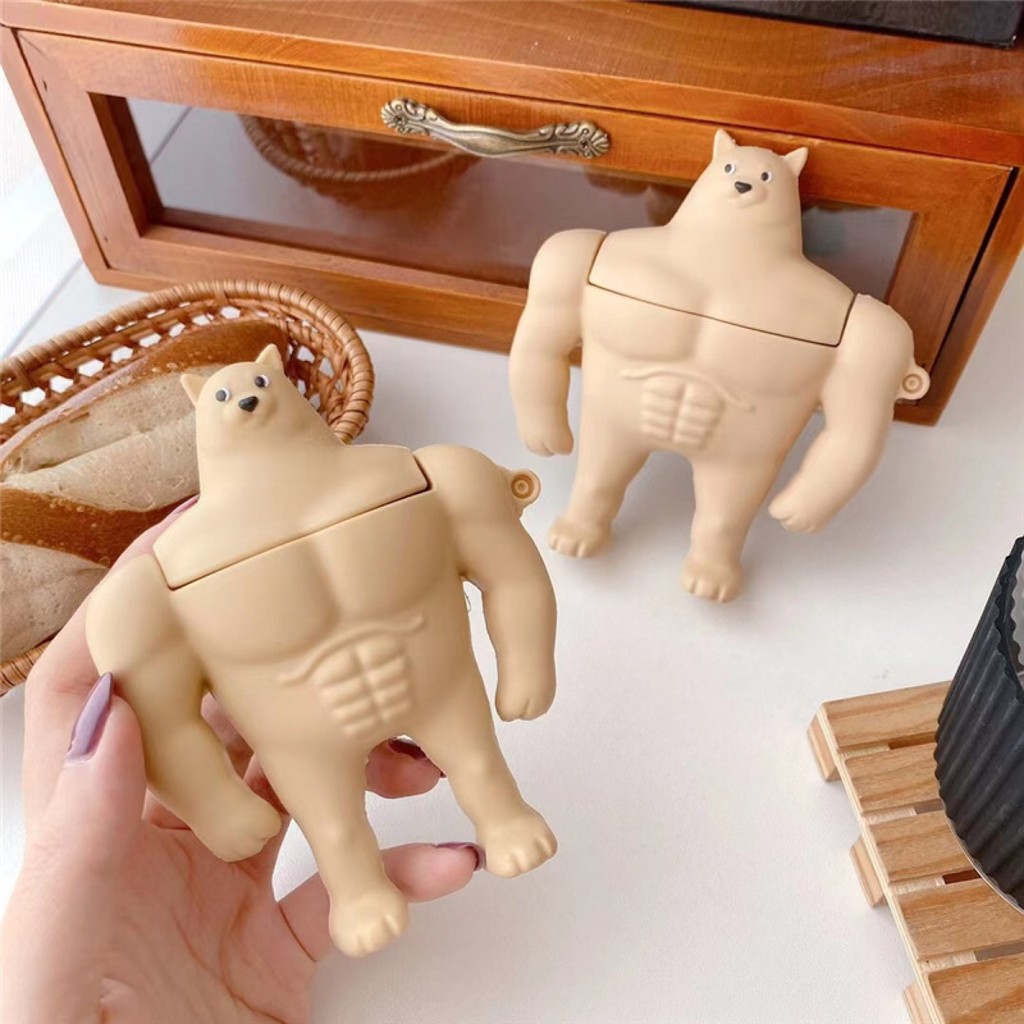 MMN Muscle Chai ชุดสุนัข Muscle Chai ตะขอสุนัข AirPods pro Shop iHomei