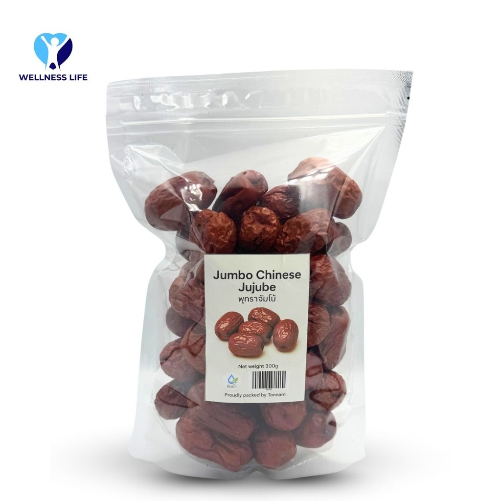 พุทราจีนจัมโบ้ ขนาด 300 กรัม พุทราจัมโบ้ Jumbo Jujube พุทราขนาดใหญ่