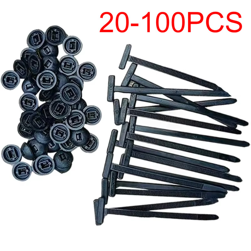 100PCS เชือกไนลอนอุปกรณ์ซ่อมรถยนต์ Universal Cable Tie Buckle Heavy Duty Self-Locking ไนลอน Zip Ties