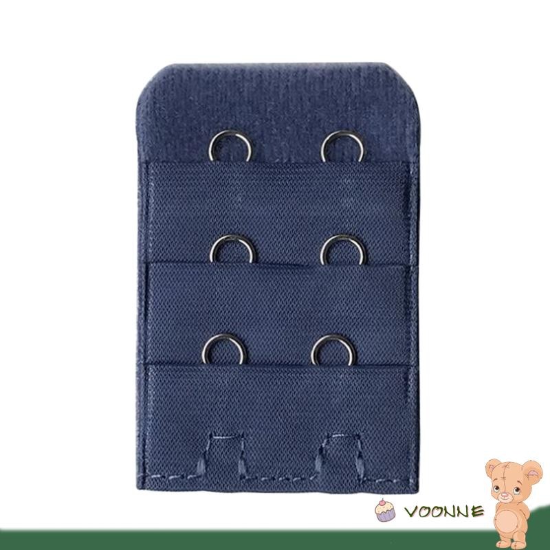 Voonne 3 แถว 2 ตะขอ ผู้หญิง บรา เข็มขัด ขยาย ชุดชั้นใน หัวเข็มขัด ยาว ขยาย สายรัด ปรับได้ ชุดชั้นใน อุปกรณ์เสริม