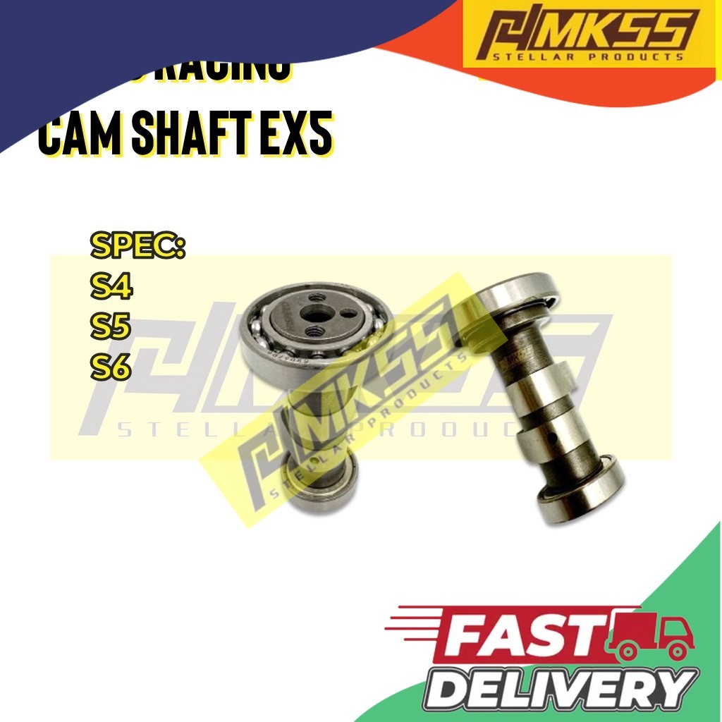 MKSS RACING S4 S5 S6 Camshaft Cam Shaft Racing Ex5 Dream Wave100 Class1 Sym Ebonus Wave100R Kris100