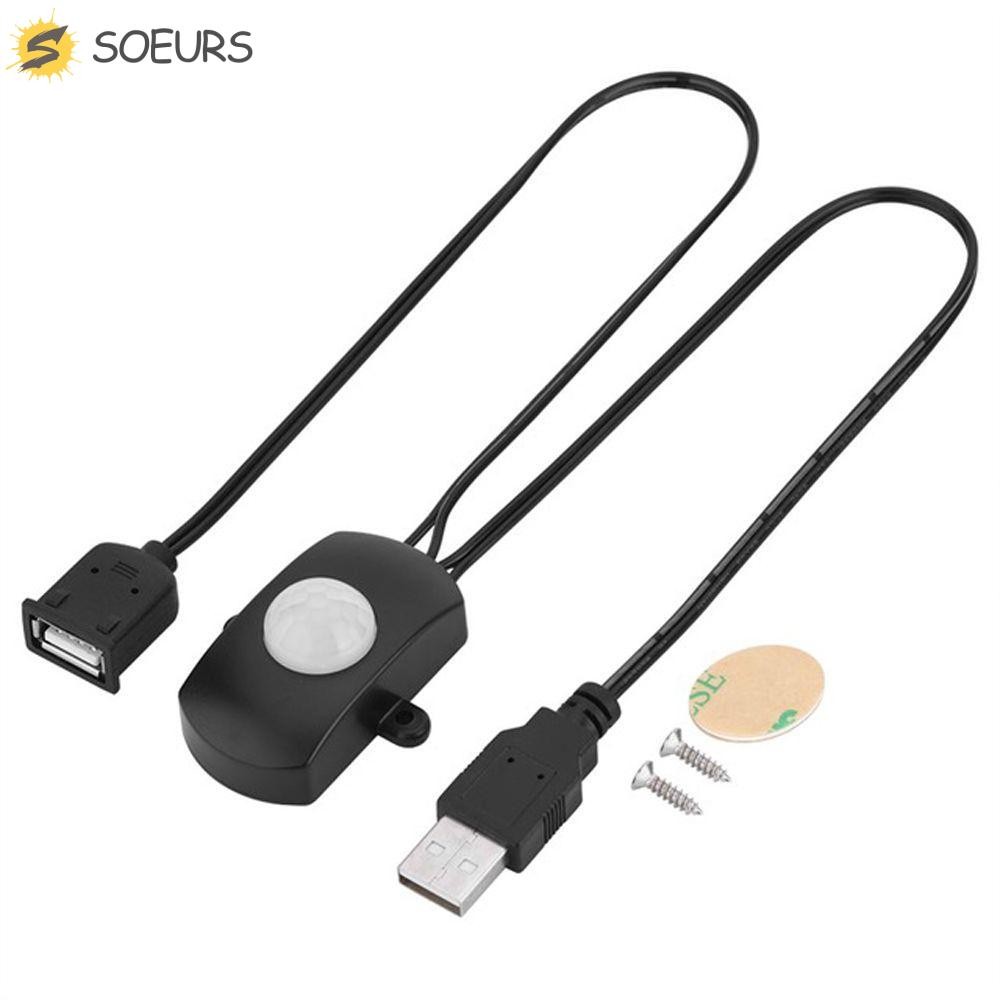 Soeurs USB Sensor Switch USB LED Strip สําหรับ LED Light Strip Body อินฟราเรด PIR Motion Body Sensor อัตโนมัติ Human Motion Sensor