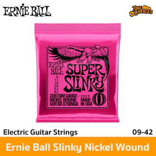Ernie Ball Slinky Nickel Wound Electric Guitar Strings สายกีต้าร์ไฟฟ้า เบอร์ 09-42 ,10-46