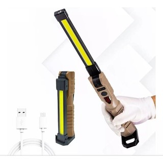 Lanterna LED Recarregável Magnética Base Mesa Resistente à Mecânico Eletricista KA-L6578