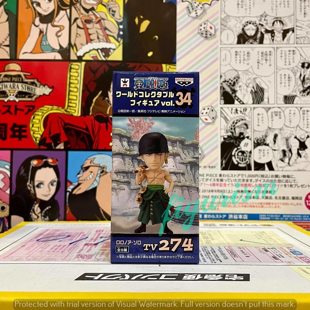 🔥 WCF Zoro โซโล one piece วันพีซ Vol.34 tv 274 🔥 ของแท้ จาก ญี่ปุ่น💯