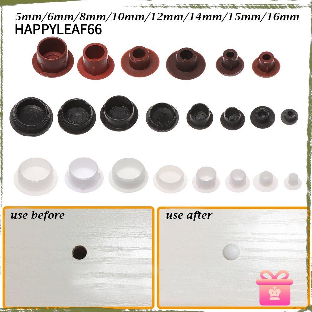 Happyleaf66 50 ชิ้นเฟอร์นิเจอร์หลุมครอบคลุมฮาร์ดแวร์ Grommet ที่มีประโยชน์ปฏิบัติฝุ่นปลั๊ก Stopper