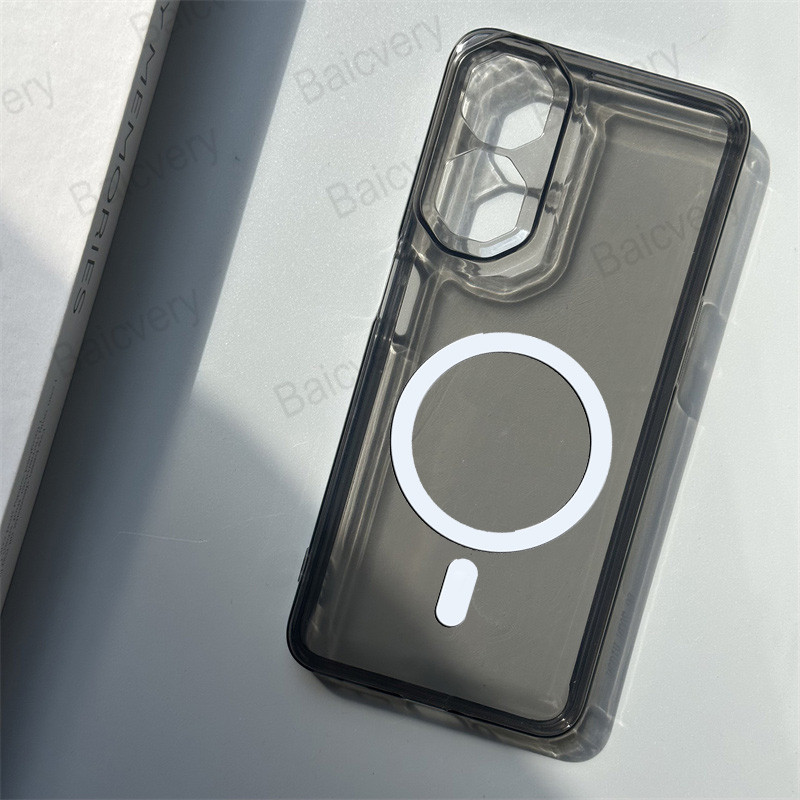 สําหรับ ZTE nubia Neo 2 Z2352N ฝาหลัง TPU นุ่มใสใสพร้อมสติกเกอร์แม่เหล็ก