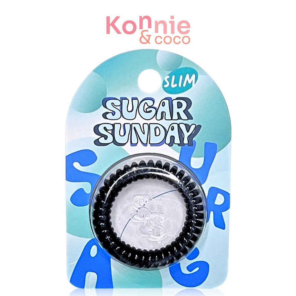 Sugar Sunday Traceless Hair Ties - Slim 1pc ยางรัดผม รุ่นสลิม เหมาะสำหรับผมปกติ-หนา.