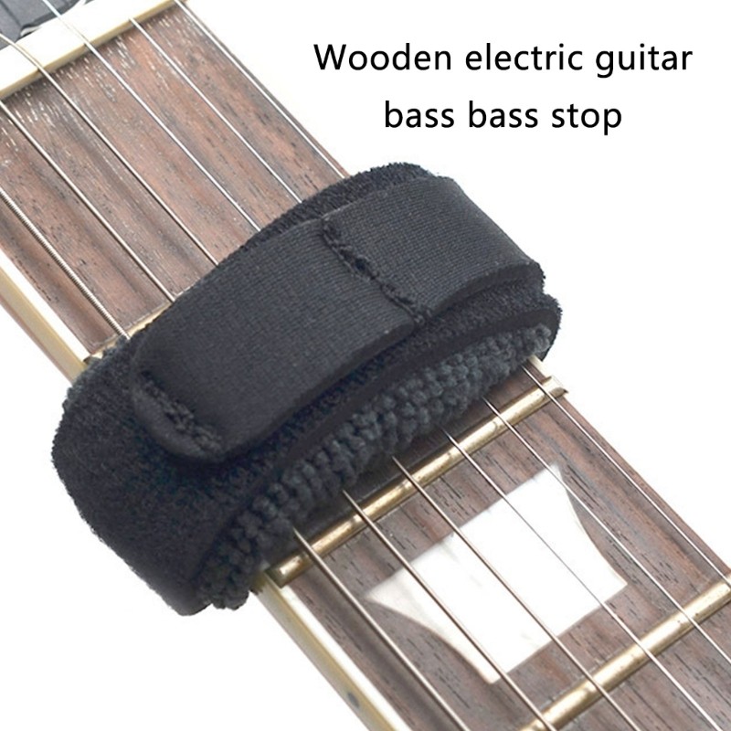 Mon กีตาร์ Fret String Mute Noise Damper Muter Wrap เทปสําหรับ Bass String Instrument