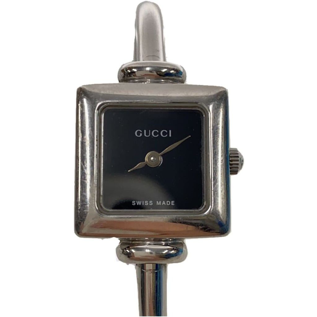 Gucci นาฬิกาผู้หญิง Quartz Analog Stainless BLK SLV 1900L ส่งตรงจากญี่ปุ่นมือสอง
