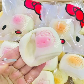 สกุชชี่น้ําตาล KT Buns สกุชชี่เปลี่ยนสี 2 สี