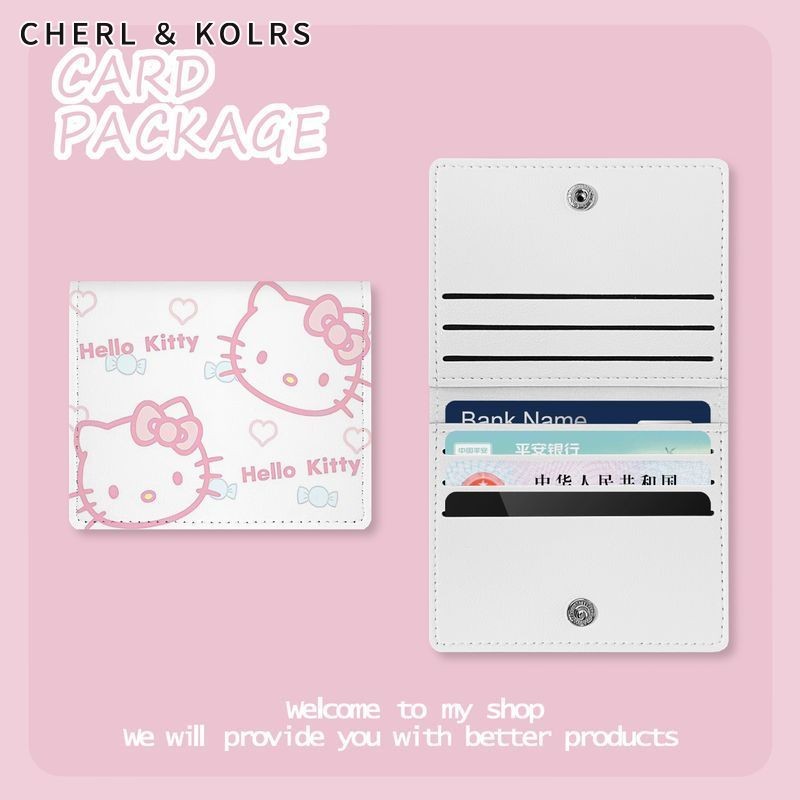 C&k Ladies Storage Bag Silver Y2K Cute HelloKitty Card Bag