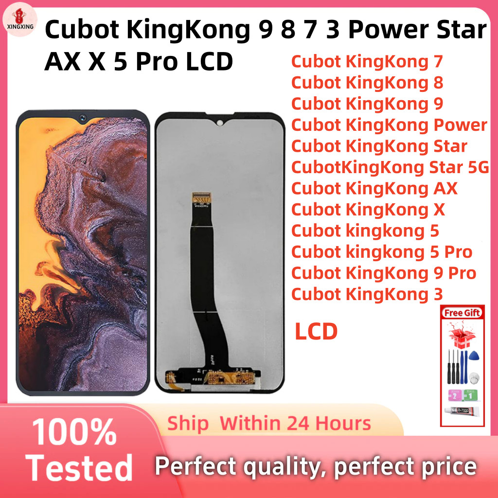 สําหรับ Cubot KingKong 9 8 7 3 Power Star AX X 5 Pro จอแสดงผล LCD หน้าจอสัมผัสเปลี่ยน
